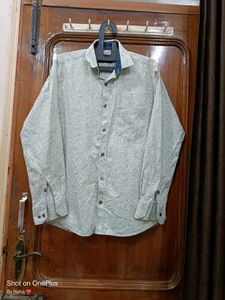Men's Light Green Casual Shirt