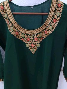 Georgette Heavy Embroidery Kurti