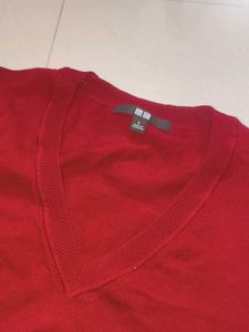 Maroon Cardigan Sweater / thrift