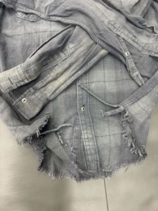 Zara Washed Distressed Shirt