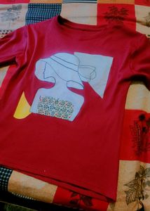 Maroon Graphic Tee