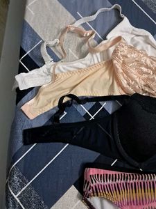 combo Of Four Bra N Panty Imported Fabric