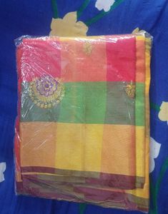 NEW SAREE With STITCHED Blouse