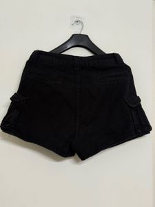 Black Cargo Shorts