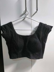 Sparkly Open Back Blouse