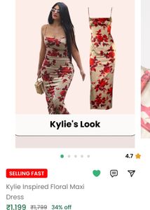 Y2k Pinterest Newme Asia Kylie Inspired Red Dress