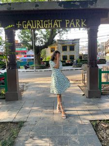 Green Polka Dot Dress