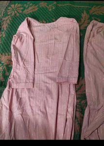 Khadi Cotton Kurti Pant Set