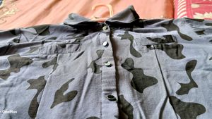 Blue Camo Long Sleeve Shirt