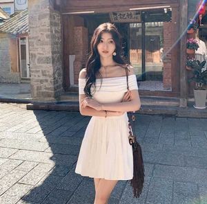 Newme White Off Shoulder Dress
