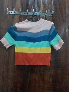 Rainbow Crop Top