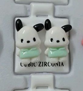 Cute Pochacco ear studs