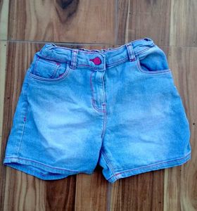 Blue Denim Shorts