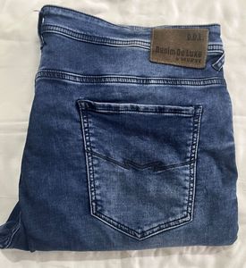 Mufti Stylish Blue Denim Jeans | 42inch