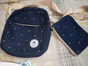 Stylish Crossbody Bag & Pouch Set