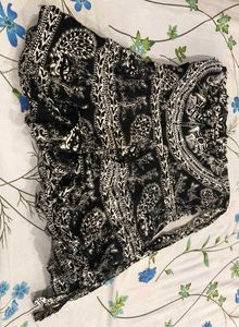 Boho Print Wrap Skirt