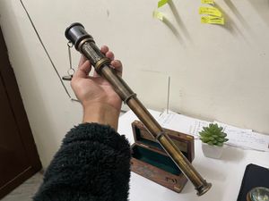 Antique Full Brass Made Telescope