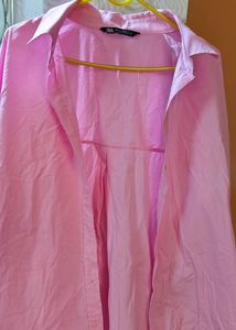 Baby Pink Oversized Shirt