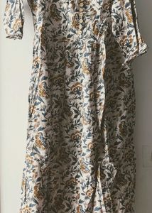 Floral Print Cotton Kurti