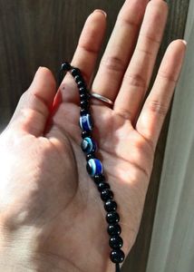 Evil Eye Black Beads Bracelet