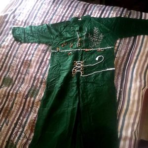 Green Colour Kurta