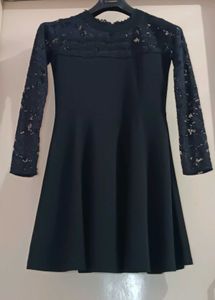 Elegant Black Lace Dress