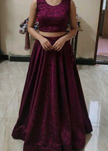 Maroon Lehenga Choli Set