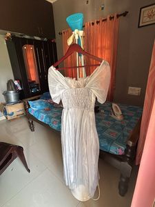 Women Net Material Gown