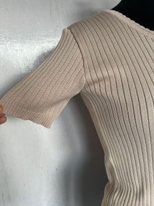 Ribbed Knit Top - Neutral Staple
