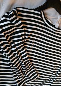 Chic Striped Long-Sleeve Top – Brand New!!!
