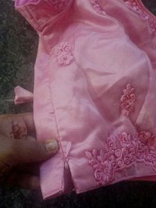 Neted Pink Lehenga Choli Set