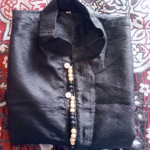 Black Kurta For Man