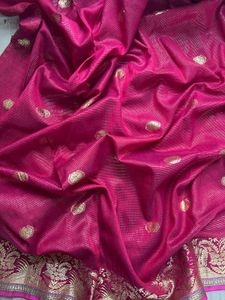 Stylish maroon saree