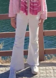 White Flared Jeans