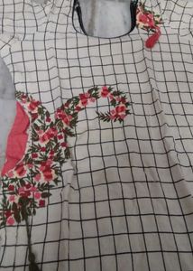 Short Embroidery Kurta