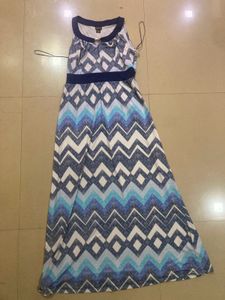 Chevron Maxi Dress Xl Size