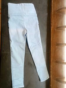 High Waisted Light Wash Jeans