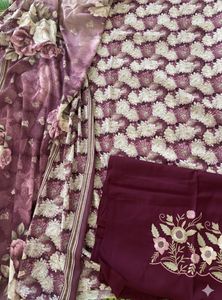 Floral Print suit salwar with Dupatta