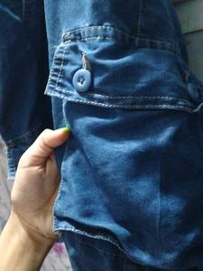 Blue Cargo Jeans
