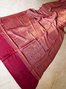 Pure Silk Pastel pink Kinkhwab