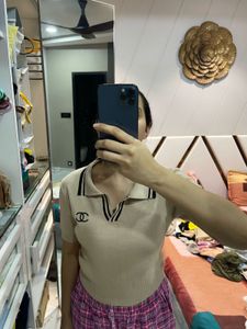 Black And Nude Top