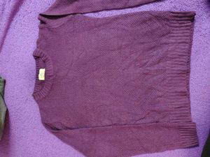 Purple Knit Sweater