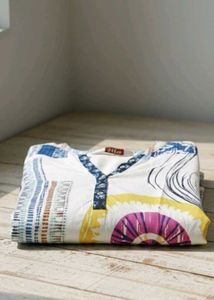 Biba Multicolour Sleeveless Kurta