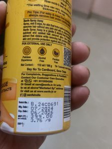 Sanfe Hair Removal Spray
