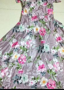 Handwork Floral Gown