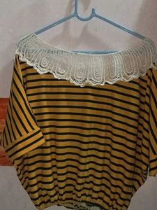 Yellow Crop Top