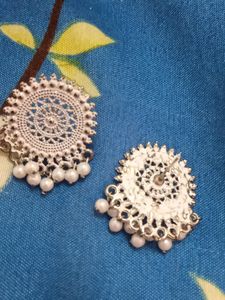 White Earrings
