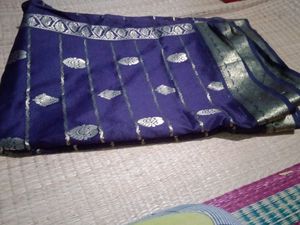 Dark Purple Silk Saree