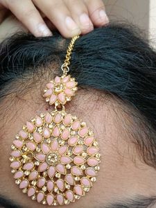 Peach Earrings Set