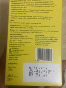 PLIX face Serum New Sealed